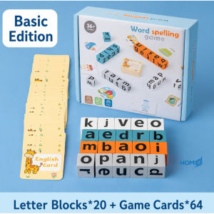 Word and letter building blocks (3 to 6 years old) Learning Education Games