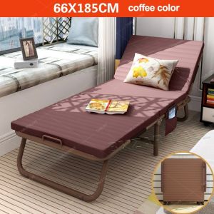 TABLETROVE Portable Folding Bed red Office Lunch Break Recliner Heavy Duty Single/Double Bed Camping Bed