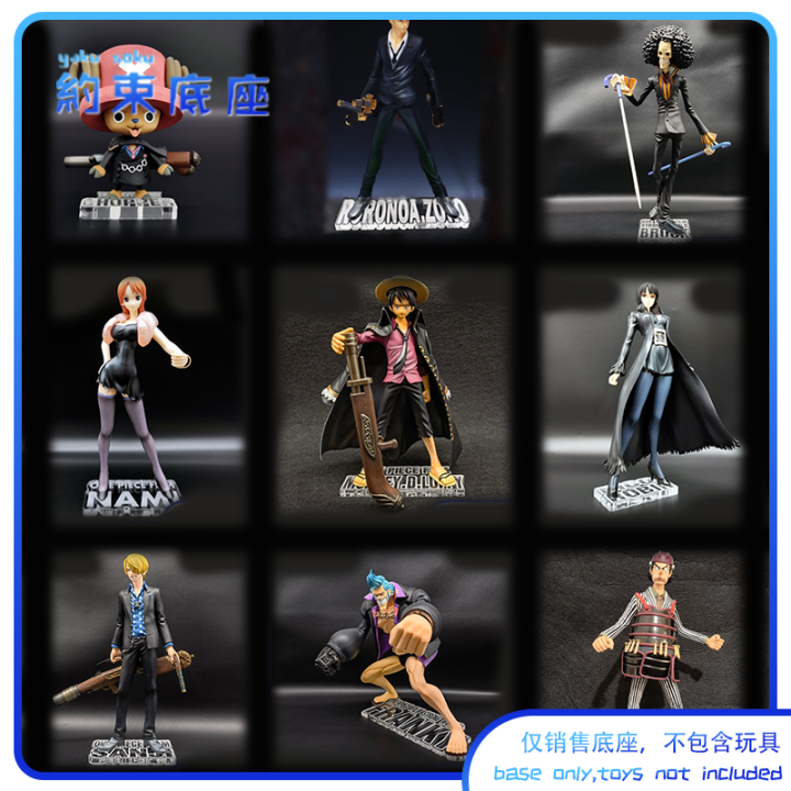 ONE PIECE FILM STRONG WORLD ディスプレイスタンド no figure 1 PIECE FILM STRONG WORLD Black Cloth LUFFY ROBIN NAMI