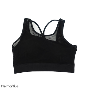 Hermonisse Mesh Top Slim Fit Breathable Gym Running Sport Bra