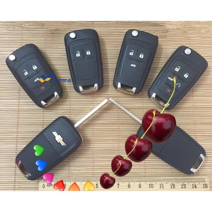 Remote Key Case For Chevrolet 2010-2017 Chevrolet Flip Remote Key Shell Case - 5 Buttons For 2010-2017 Chevy With Logo, Top Quality Chevrolet Flip Key Shell - Foto 12