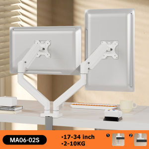 Dual Monitor Arm Monitor Bracket Monitor Stand Double Monitor Full Motion Fits Most 36 Inch Screens