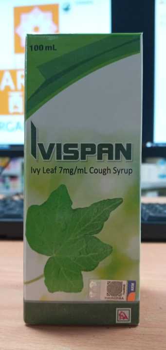 Ivispan Ivy Leaf 7mg/ml Cough Syrup 100ml | Lazada