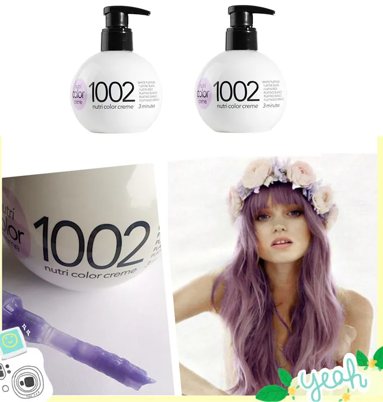 Revlon Nutri Color Creme Ammoniakfrei 200 Violett – 270 Ml, Für Intensive Farben & Pflege