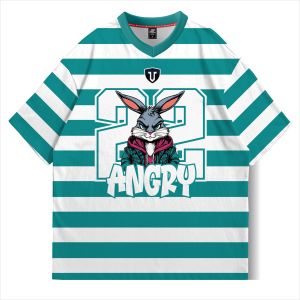 TWNB JERSEY OVERSIZE ANGRY BUNNY - JERSEY OVERSIZE - JERSEY VINTAGE - JERSEY DRY FIT - JERSEY HYPE