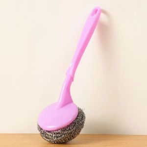 แปรงขัดหม้อ 1ชิ้น 20 ซม แปรงล้างหม้อ ที่ขัดหม้อ  ฝอยขัดหม้อสแตนเลส ที่ล้างจาน แปรงอเนกประสงค์