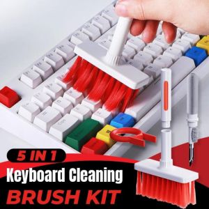 Bộ Vệ Sinh Keyboard Tai Nghe 5in1 Mini 1- Dụng Cụ Vệ Sinh Bàn Phím Cơ 2- Cleaning Kit AirPods Laptop Đa Năng
