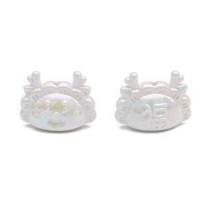 จี้ห้อยคอน่ารักมังกรนำโชคจากประเทศจีนทำจากอะคริลิค30X24มม. 2ชิ้นสำหรับพวงกุญแจแบ็กชาร์มเครื่องประดับงานหัตถกรรม