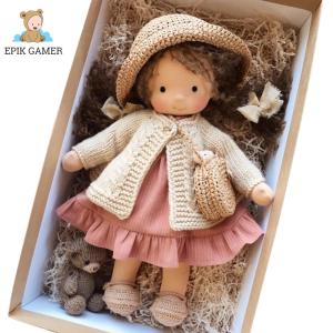 Soft Cute Handmade Dolls Festive Decoration Sleeping Cuddle Buddy Doll Toy Unique Gift Collecting Toys for Kids Children