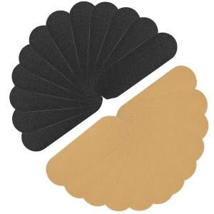 Stainless Steel Pedi File Refill 180 GritYellow - Pedi Refill Pads - Foot Rasp Pad with Removable GlueSize 5.2" L x 1.7" W