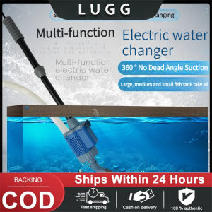 LUGG【COD】28W 1.2M Electric Aquarium Water Change Pump vacuum Cleaning Tools Water Changer Gravel Cleaner Siphon for Fish Tank Water Filter Pump set Aquarium Clean Vacuum Water Change Changer