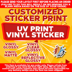 UV PRINT REFLECTIVE VINYL Sticker ROLL TO ROLL label Logo Souvenirs Customized Quality Sticker Machine KISS CUT