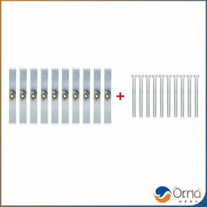 Orna 1ชุด 10 ชิ้น (พิมพ์ 86) ชุดสวิทซ์ติดผนัง เบ้าเสียบผนังสวิทช์ ชุดเครื่องมือซ่อม Socket Cassette Repair