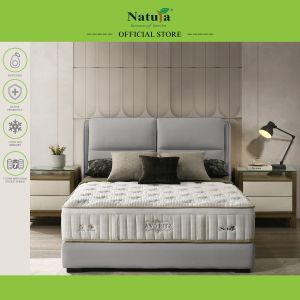 Natura Avo Ritz 12" Mattress/Free Delivery/12-Year Warranty/Avocado Skincare Moisturizing Treatment/Active Biotic/Bio-based Memory Foam/7-Zone Support/Zero Motion Transfer