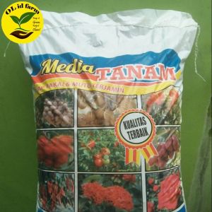 Tanah subur media tanam organik siap pakai kemasan jumbo 20 KG