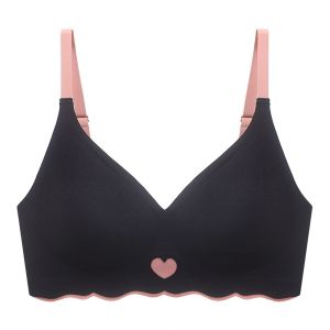 Lizida Stealing Heart Thief Naked No Trace Jelly Soft Support Underwear Girly Style Small Chest Gathered Thin Section No Steel Ring Underwear