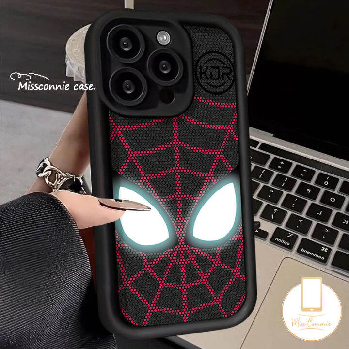 Missconnie Trendy Brand Spider Web Case For Redmi 13c 10 12 9t 10a 10c