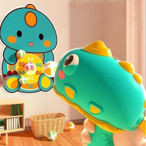 Đồ Chơi Bắn Bóng Dính Hình Khủng Long Kèm Bảng Phi Tiêu Tăng Tập Trung Cho Bé