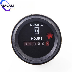 H748 DC12-36V Quartz Hours Gauge Counter Excavator Hour Meter Timer Construction Machinery Excavator Engine Spare Parts