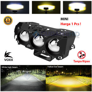 Lampu Tembak Sorot LED Laser Gun SQL 3 Mata 35W Projie Foglamp HiLo