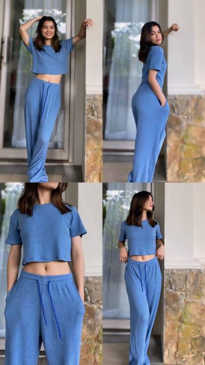NEW%20TRENDY%20TERNO%20WAFFLE%20%20LAZY%20OUTFIT%20TOP%20AND%20PANTS.%20-%20Image%205