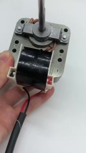 Air Fryer 61-25B Fan Motor Stator Steel Sheet Thickness 25MM Shaft Length 4.3CM Diameter 6MM 2 Wire