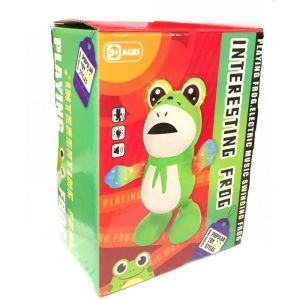 Electric Frog Toy For Retailers Compatible With Various Platforms QF03-13 Toy For Kids Robot Toys With Light And Sound