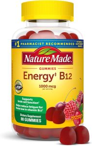 Kẹo dẻo Nature Made Vitamin B12 Gummies 1000 mcg per serving Dietary Supplement for Energy Metabolism