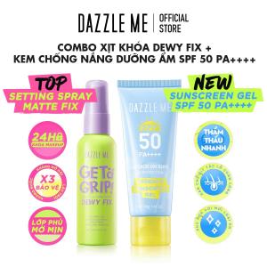 Kem chống nắng dưỡng ẩm DAZZLE ME Attack on Sun! UV Protection Essence Sunscreen SPF50+ PA++++ 40g