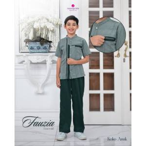 Sarimbit Terbaru Rauna / Sarimbit Fauzia - Emerald / Fashion Muslim Lebaran