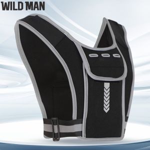 Durable Water Bottle with Reflective Backpack for Climbing and Cycling Outdoor Adventures