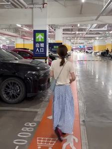 Womens Summer Blue Plaid Skirt 2025 New Design Sense Umbrella Skirt Pear-shaped Body Slimming Long Skirt