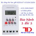 Bộ hẹn giờ tự động electron timer Kg316T-II/25A/220V có khóa phím, công tắc điện hẹn giờ bật tắt điện tự động - Điện lạnh Thuận Dung. 