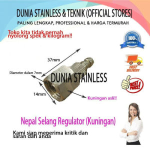 Nepal Selang Regulator Argon Kuningan