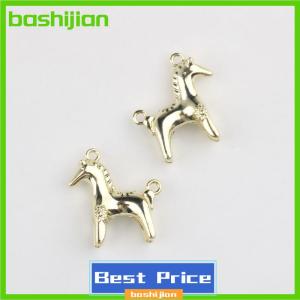 bashijian 2pcs hợp kim Pony Mặt dây chuyền động vật Ngựa Charms tự làm vòng cổ bông tai vòng tay phụ kiện Keychain làm đồ trang sức làm bằng tay