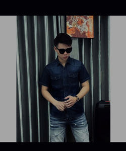Áo sơ mi nam ngắn tay vải hean DENIM phong cách lịch lãm MLCL