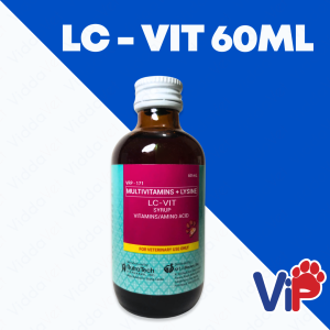 LC Vit 60ml Supports Overall Health & Vitality of Animals
