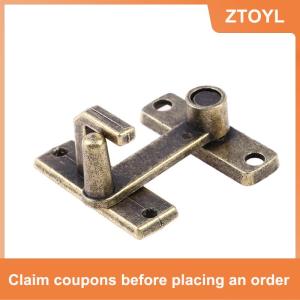 【ZTOYL】 1 cái khóa cửa trượt cửa sổ chốt cửa kim loại chốt bảo vệ bằng đồng