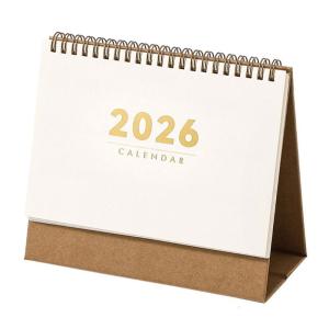 2026 Desk Calendar Twin-Coil Binding 16 Month Paper Calendar from Sep 2025 to Dec 2026 Office Tabletop Calendar Planner