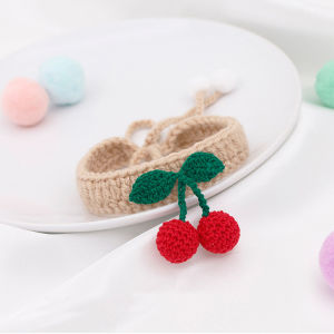 DY Loving Handmade เชอร์รี่ถักปรับเส้นด้ายขนสัตว์แมวถักทุกวันสําหรับหมาแมวน่ารักลูกสุนัข