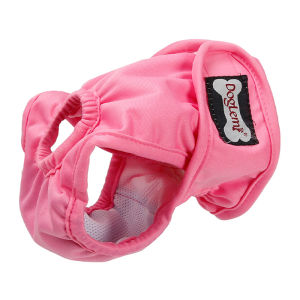 DogLemi Breathable Female Dog Diaper Reusable Dog Physiological Shorts Washable Highly Absorbent Adjustable Soft Underwear For Heat Period Incontinence