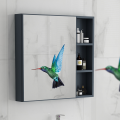 Tủ Gương Phòng Tắm Lavabo Siêu Nhẹ Chống Thấm Nước Phong Cách Hàn Quốc. 