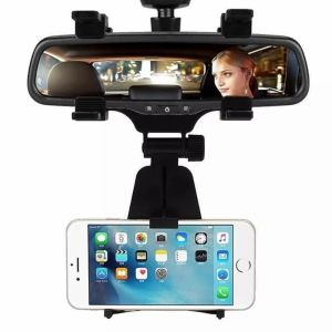 Phone Holder Windscreen untuk Smartphones Spion Tengah Mobil