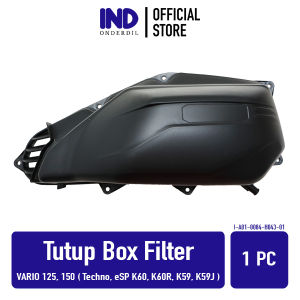 Tutup Box Filter Vario 150 2018-2022 Esp New LED keyless/Vario 125-150 2012-2022-Techno 125 FI CBS-STD-ISS Helm In F1 2012-2015 & PCX 150 Lama 2012-2014 Cover Penutup Saringan Udara