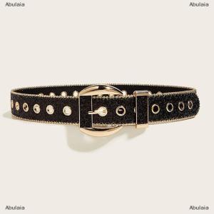 [COD] Abulaia Goth Punk Womens Belt Fashion Rhinestone Belt Girl Decorative Jeans Wide Belt Rock Men Women Fashion Belt