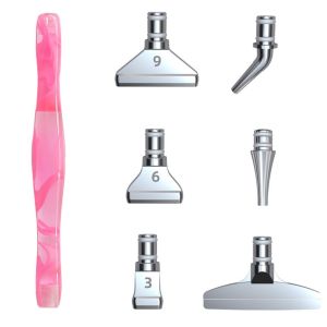 ROLL 7PCS DIY Resin Pen Embroidery Cross Stitch Resin Diamond Painting Pen Multi Placers Point Drill Pen Alloy Replacement Pen Heads