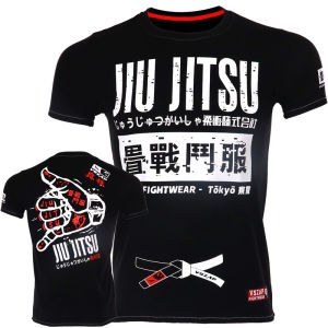 [Local Stock] VCC Fashion Muay Thai Sports Mens T Shirt Casual O-neck Loose Tops Outdoor Boxing Workout Clothing Summer Short Sleeve Gym T-shirts