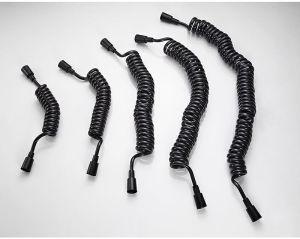 Telescopic spring hose 1.5M 2M 3M water inlet hose black/grey