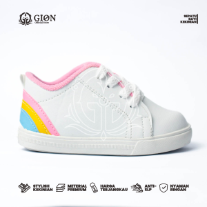 Sepatu Sneakers Anak Rainbow Untuk Usia 1-3 Tahun Perempuan