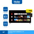 Haier H65K700UG 65 Inch 4K UHD Smart Android 11 TV (Netflix & Youtube One Touch, Google Playstore, Google Assistant, Google Chromecast Built in, Dolby Digital Decoding, HDR). 